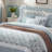Dawn 6 Piece Cotton Percale Quilt Set with Throw Pillows-1702817170-1702817173