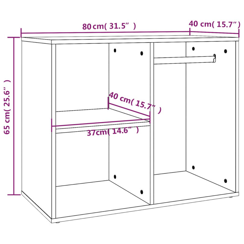 Mhairi 80cm Closet System
