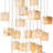 Duboce 25 - Light Antique Brass Cluster Pendant