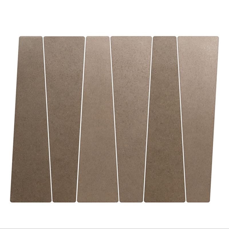 Bamboo | 2.5"X9" Porcelain Trapezoid Floor & Wall Tile, Chocolate