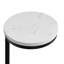 Table d'appoint ronde avec pieds en métal