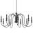 Karthe 9 - Light Steel Dimmable Chandelier-1773410222
