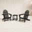 POLYWOOD® Classic Adirondack 2-Person Patio Seating Group