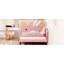 Lit de jour rembourré exquis en forme de lapin avec tête de lit distinctive, idéal pour créer un espace fantaisiste et confortable-613761336