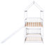 Lit simple superposé avec glissade - Option de chambre amusante et relaxante pour maximiser l'espace