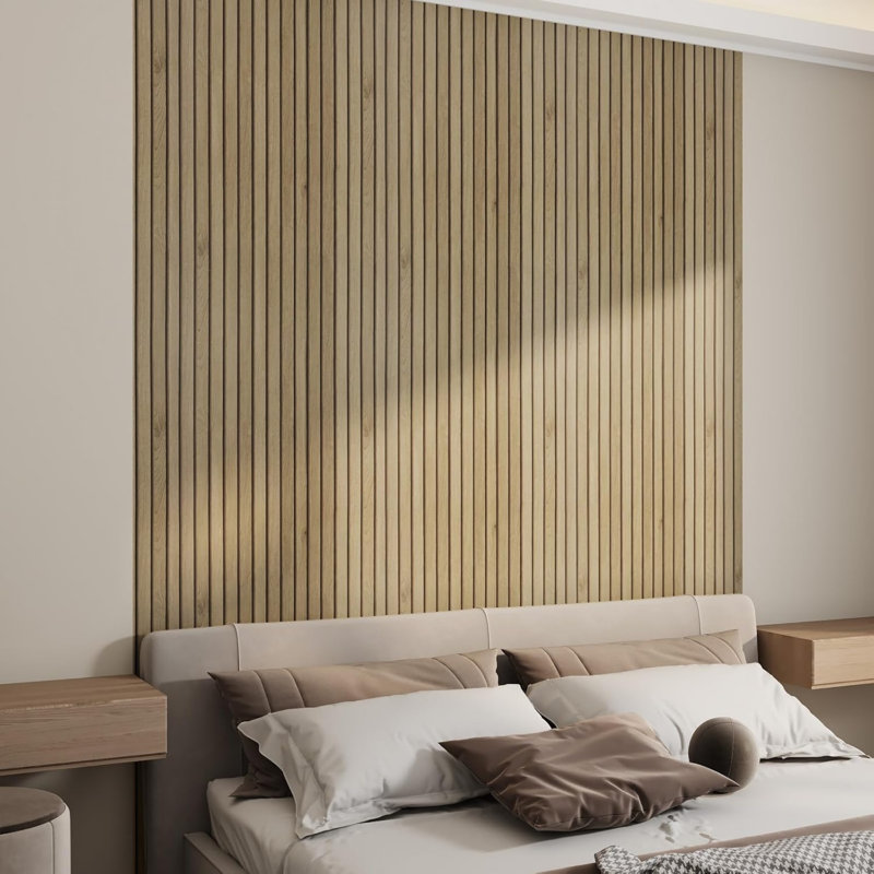 Wood Panel Wallpaper Brown Self Adhesive Wood Effect Wallpaper for Walls 60 x 500 CM