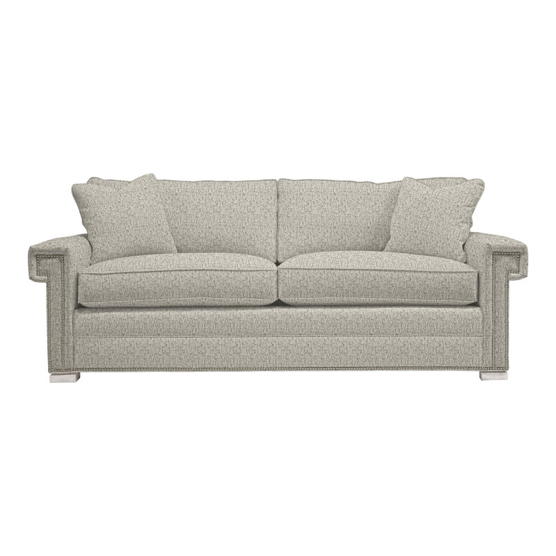 Davidson 86" Sofa, Dove Gray, Tuck Metal, Yes