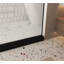 Porte de douche sans cadre avec verre trempé 1/4 po Delmar de 44 à 48 po x H 76 po Delmar-123252985