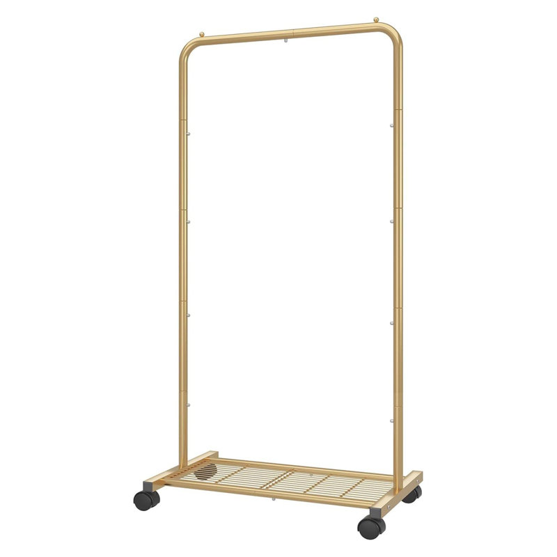 Mickelle Metal Rolling Clothes Rack