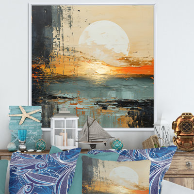 " Modern Coastal Mystic Sunrise I "