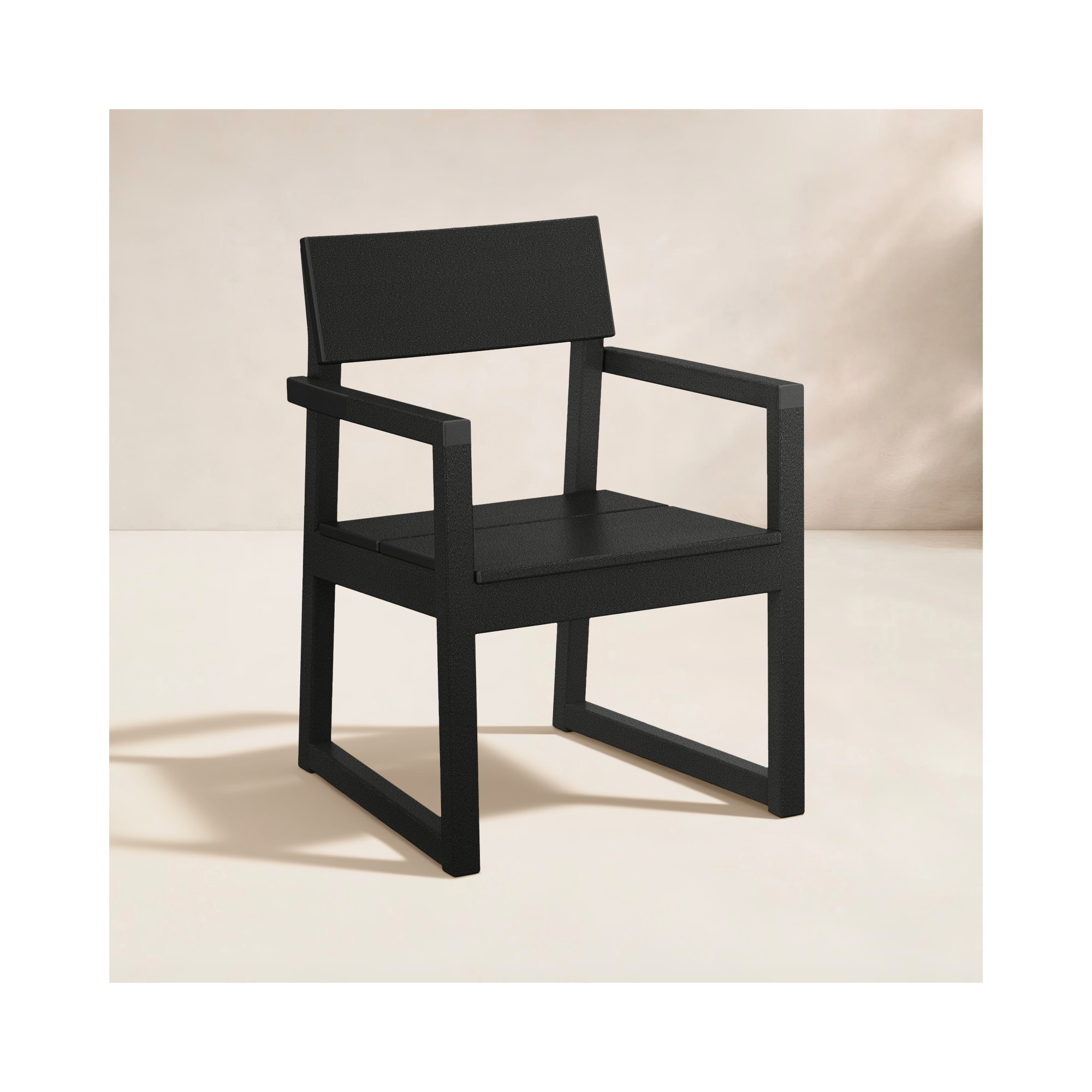 EDGE Dining Arm Chair, Black