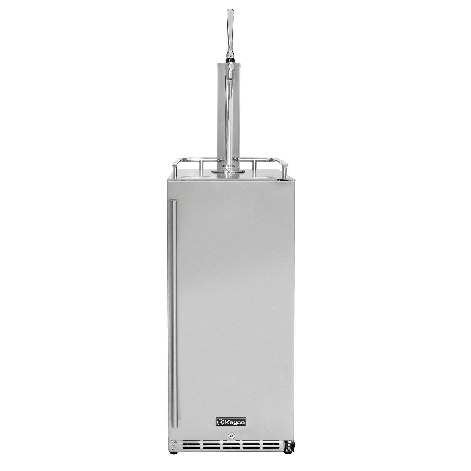 15" Wide Cold Brew Single Tap Stainless Steel Outdoor Kegerator | Fridge.com