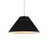 Noir brillant / blanc mat