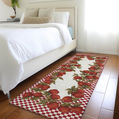 Premium Machine Washable Chiekezi AMF164 Apple Rug