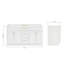 Paulla 60'' W Double Bathroom Vanity Base-449344919