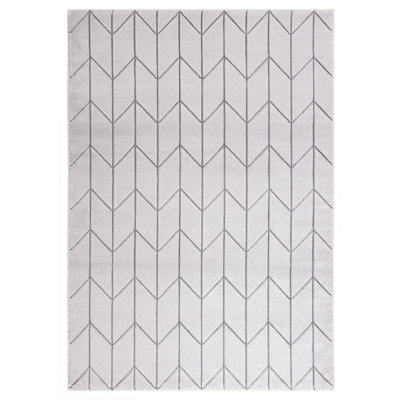 Rectangle Geometric Area Rug