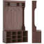 Portemanteau avec banc de rangement et banc pour chaussures 39,4 po Chalett-105529271