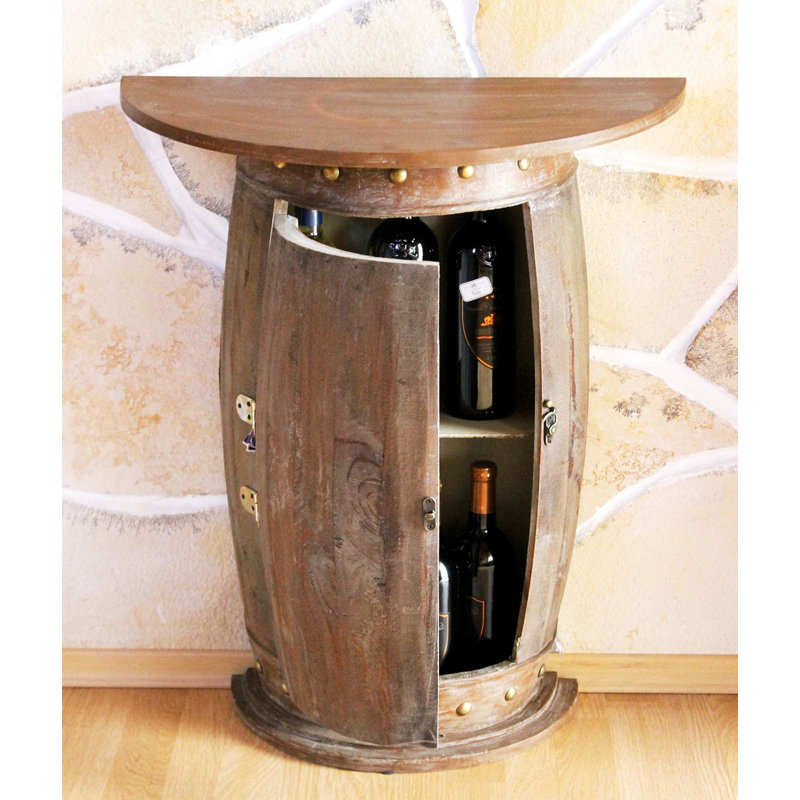 60cm Mini Bar, Brown