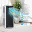 8000 BTU Unité de climatisation portable 350 pieds carrés Refroidissement silencieux Télécommande 24H Minuterie Déshumidificateur Roues Ventilateur Installation facile Utilisation du bureau