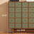 Green + Brown Manufactured Wood Shoe Storage