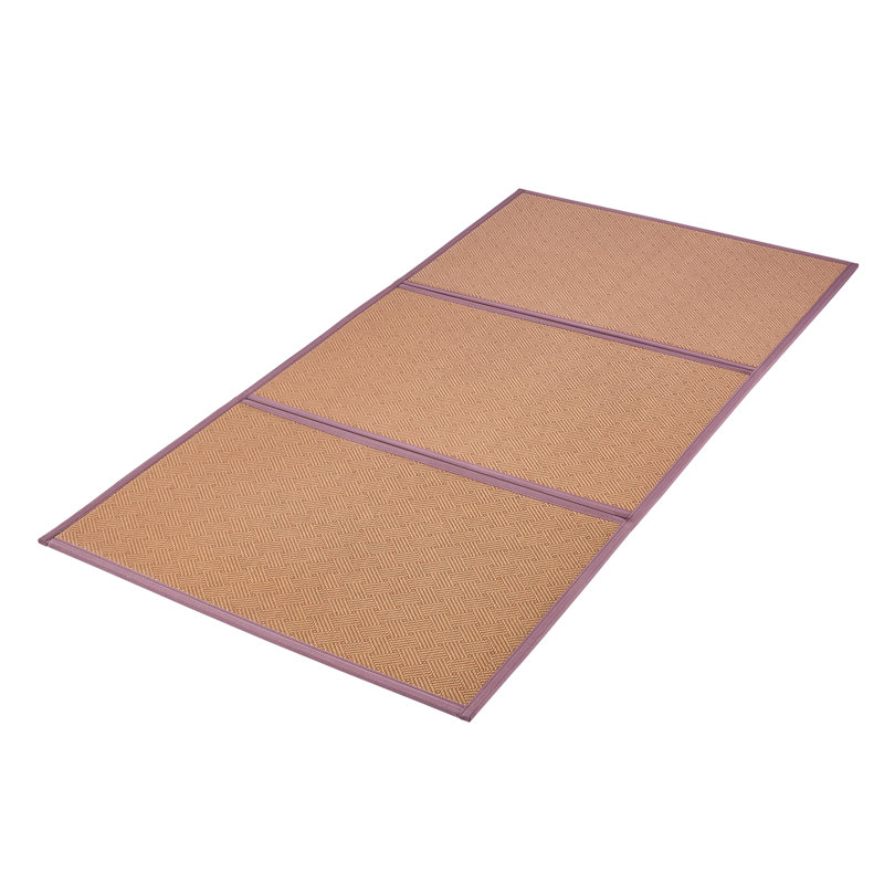  Matelas pliable et antidérapant, Lit simple, Brun