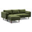 Canapé modulaire en velours de 104,5 po Napa-802367732-802443272