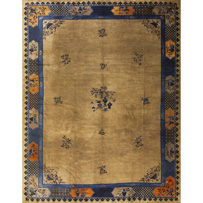 Tapis antique antique de Pékin