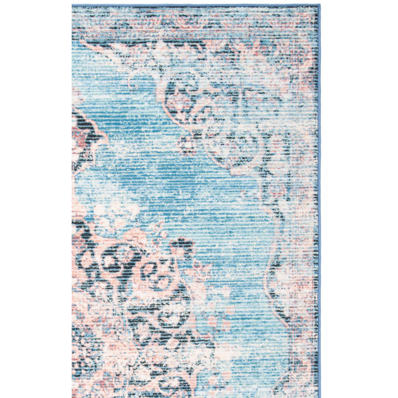 Journey Performance Machine Washable Oriental Rug, Square 6'7"