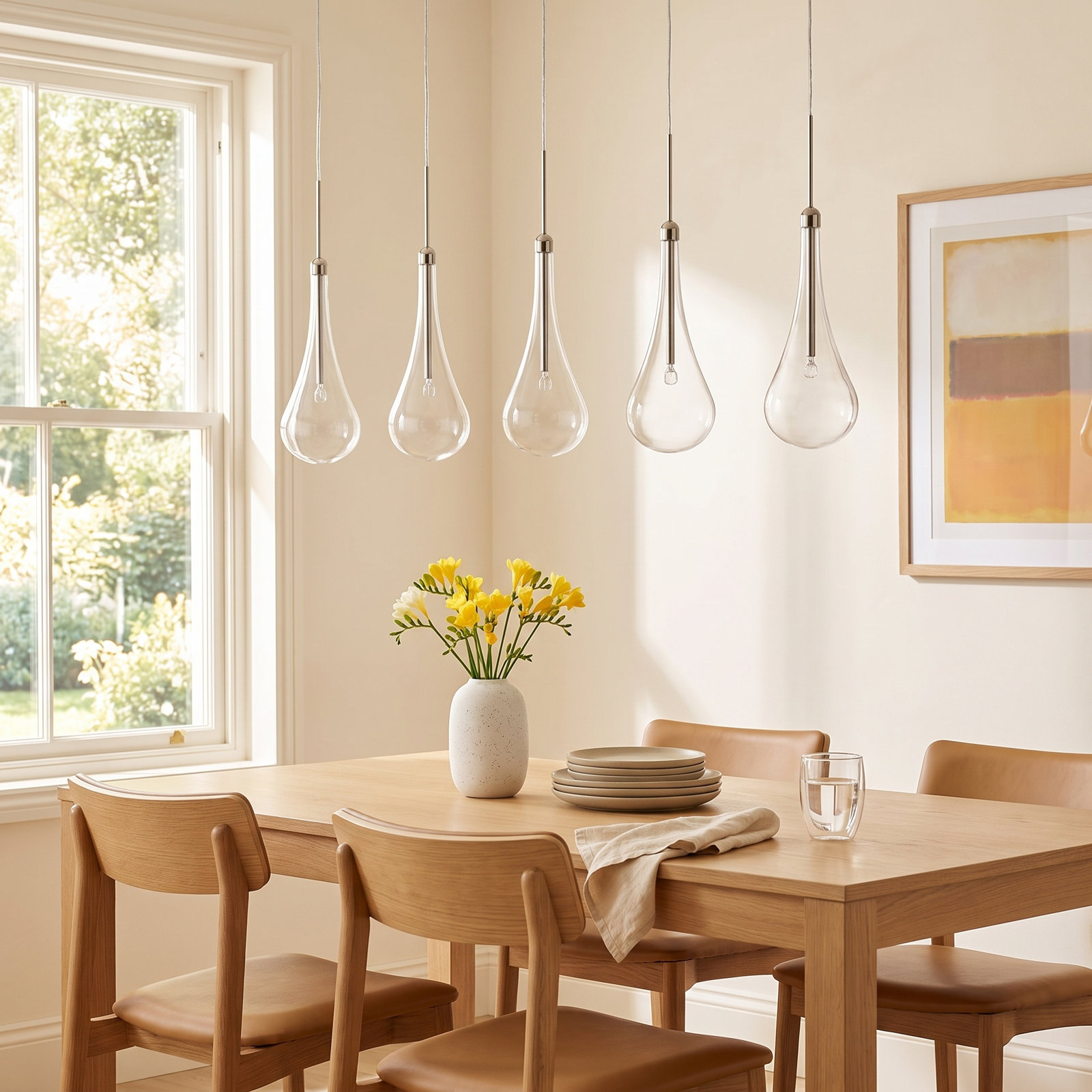 Deva Dimmable 5-Light Pendant