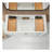 Fully Assembled Freestanding Single Sink Bathroom Vanity with Engineered Top