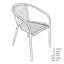 RICHMOND 76cm Bistro with 2 SAN REMO Chairs Set