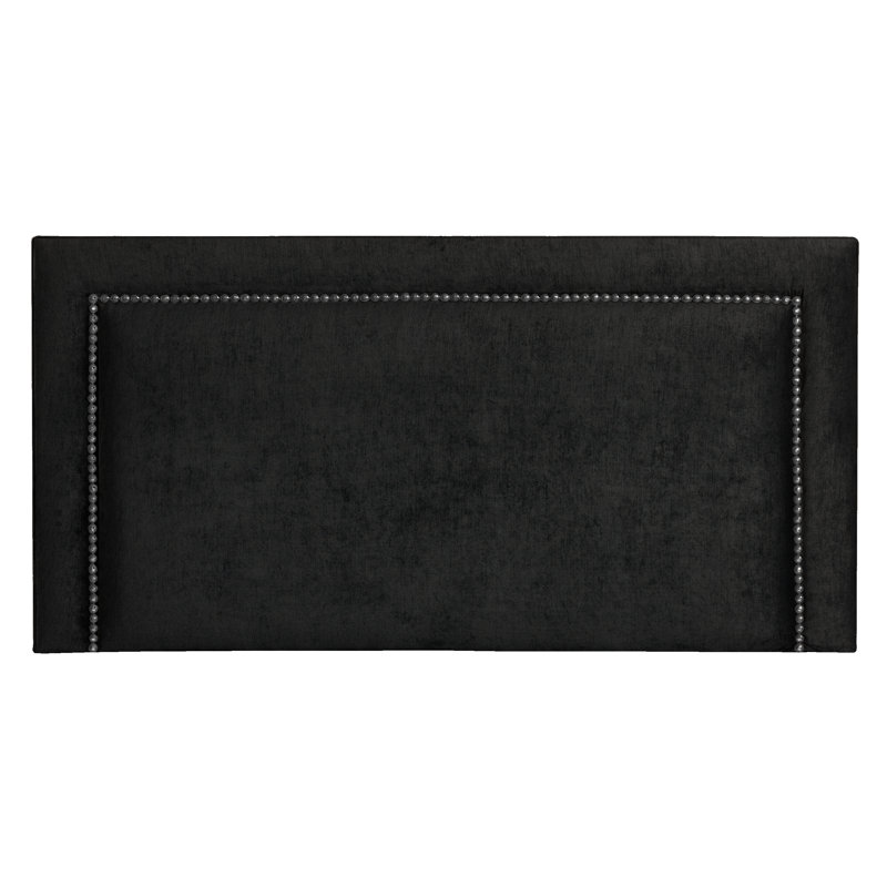 Cherene Upholstered Headboard, Black, Super King (6')