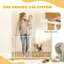 Barrière extra large pour animaux fixée par pression pour chien