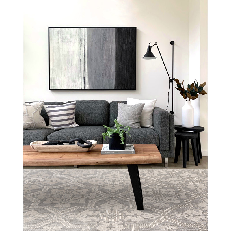Tapis intérieur / extérieur gris Wessels