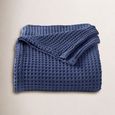 Vila Cotton Waffle Throw Blanket