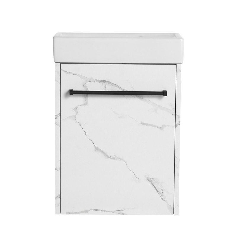 Wall Mount Bathroom Vanity with Sink