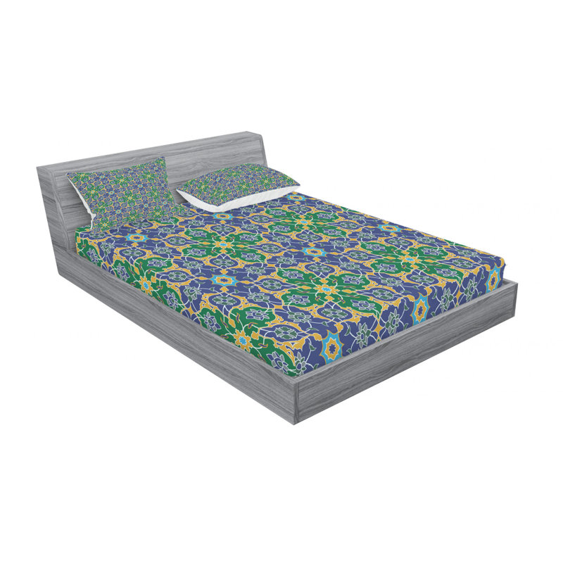 Microfiber Sheet Set, Queen Sheet Set with Fitted Sheet