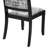 5-pc Dining Room Table Set a Rectangular Kitchen Table and 2 Benches and 2 Wire Brushed Black Polyester Stackable Chairs, Wire Brushed Black-1356233599-1356233598-1369193552