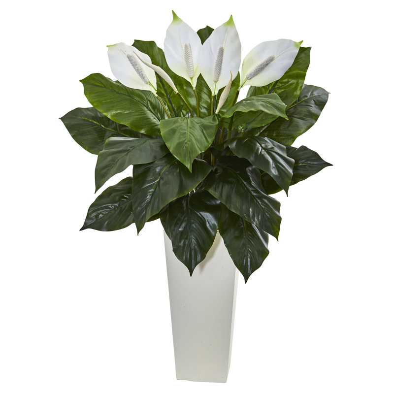 Plante de feuillage artificiel 20,75" dans un pot de fleurs