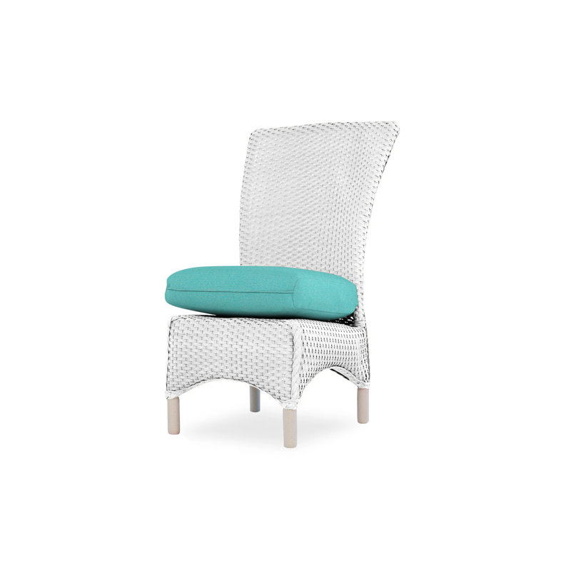 Mandalay Outdoor Dining Armchair, White, Demo Oatmeal