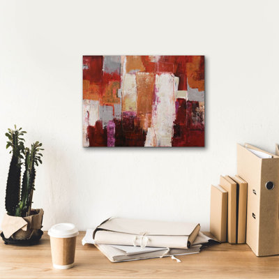 Art mural en toile «Deconstructed City» par Design Fabrikken, 16 po x 12 po