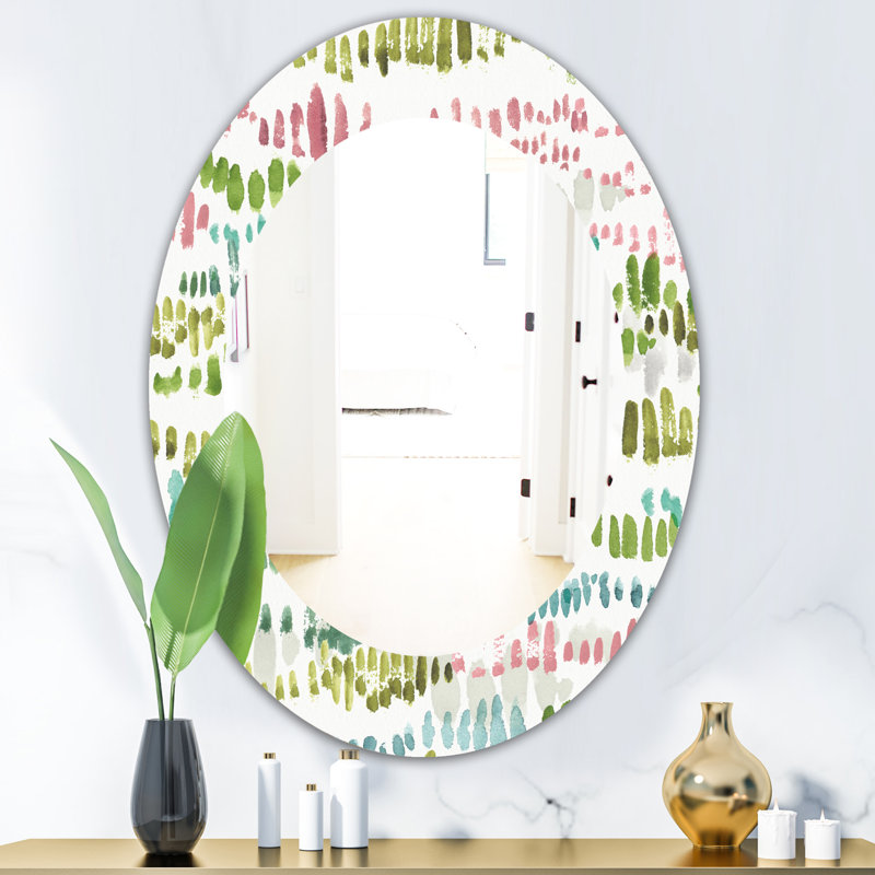 Miroir mural Mixed Geometric II, H 31,5 po x l 23,7 po
