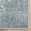 Tapis botanique oriental bleu Well Well Tissé Ervin Isolde-87869653