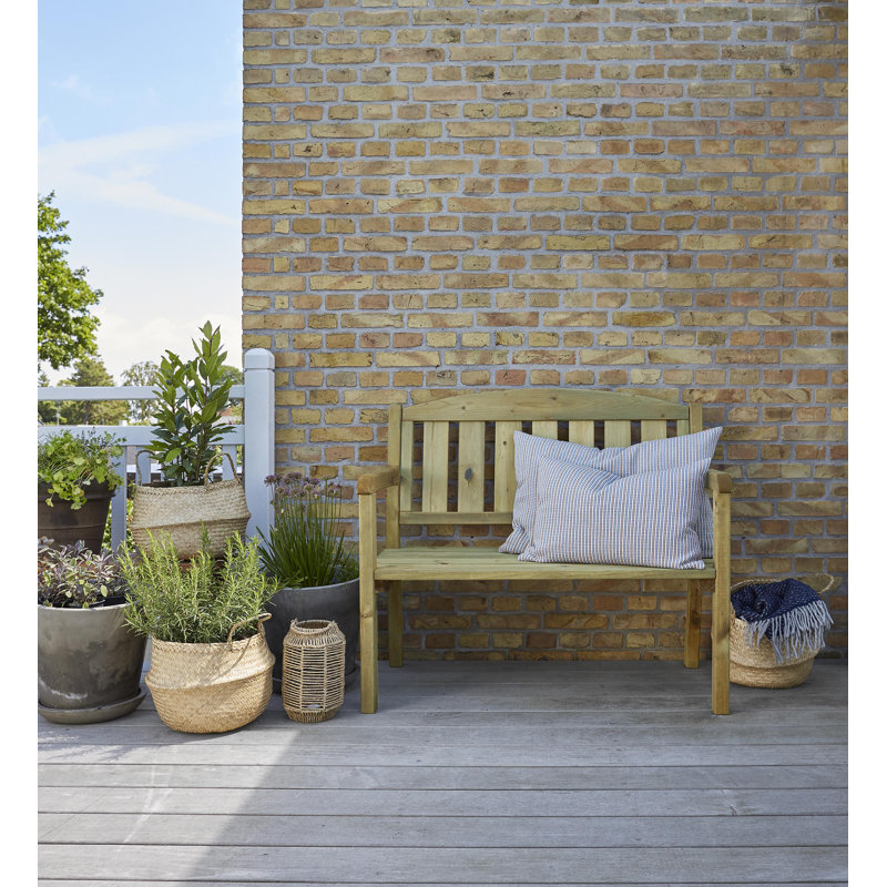 Wood Arbour, Green, 97cm H x 110cm W x 63cm D