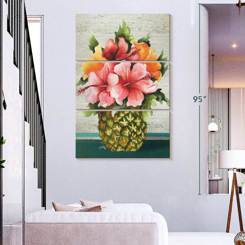 Bouquet Harnek Tropical, H 74 po x l 48 po