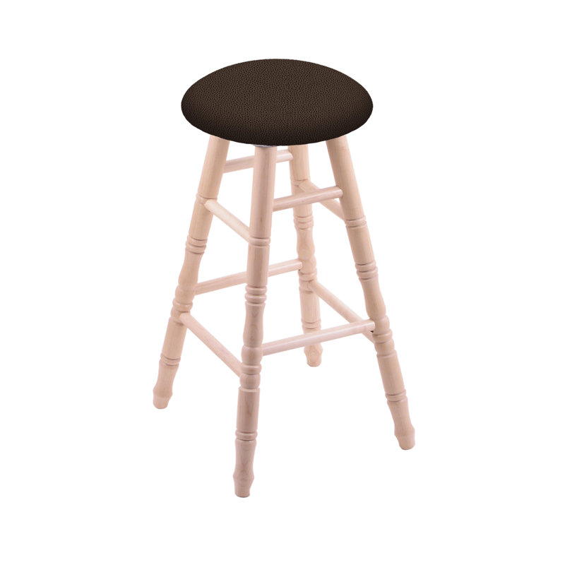 Tabouret de bar 36 po pivotante upholsetered, Café Rein, Chêne Naturel, Très grand (siège d'une hauteur de 36 po)