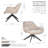 Adairsville Fabric Accent Chair with Steel Legs-925522725