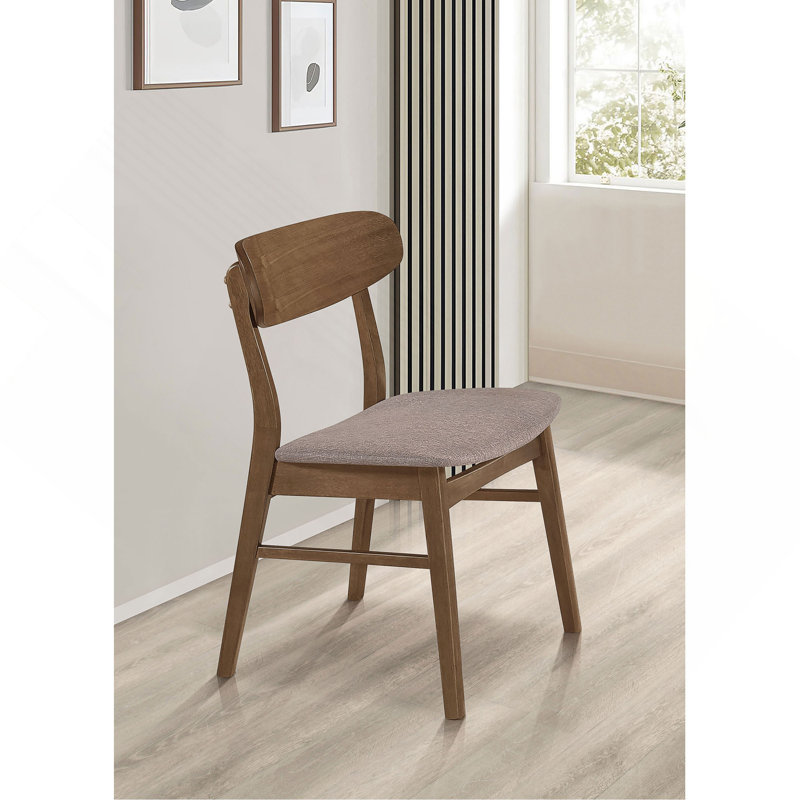 Chaise d'appoint en bois (ensemble de 2)
