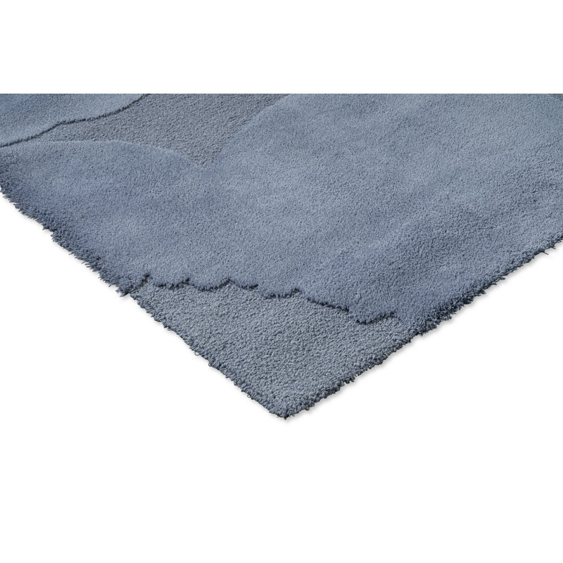 Iso Unikko Dusty Blue | 132308, Rectangle  8'2" x 11'6"