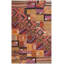 1930s Colorful Geometric Antique Gallery Scale Turkish Kilim Flatweave Rug 6'6" x 10'2" Area Rug